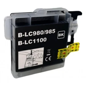 Cartuș cu jet de cerneală Brother LC-1100B / LC-985B / LC-980B Black | Compatibil