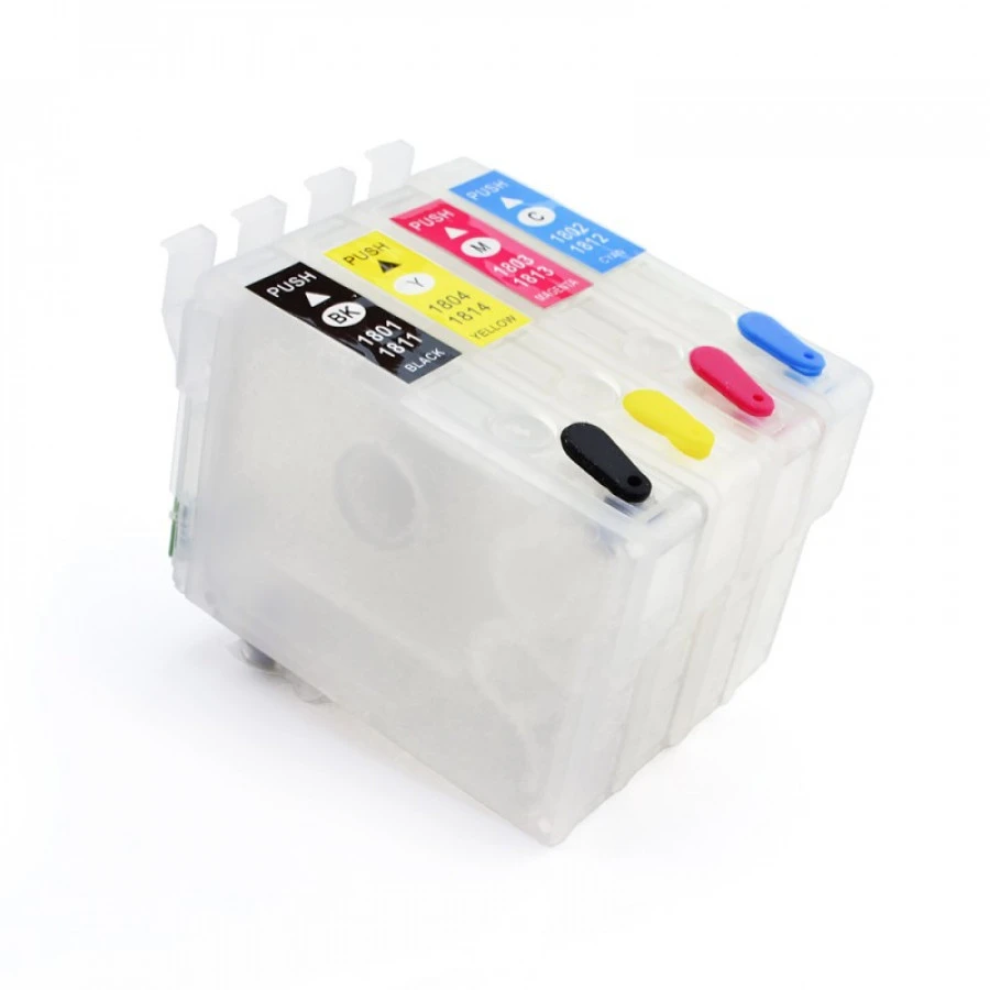Cartușe reîncărcabile Epson T1811-T1814 Expression Home XP-102 / XP-205 / XP-302 / XP-305 | Compatibile