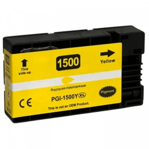 Cartuș cu jet de cerneală Canon PGI-1500XLY Yellow Pigment 9195B001 | Compatibil