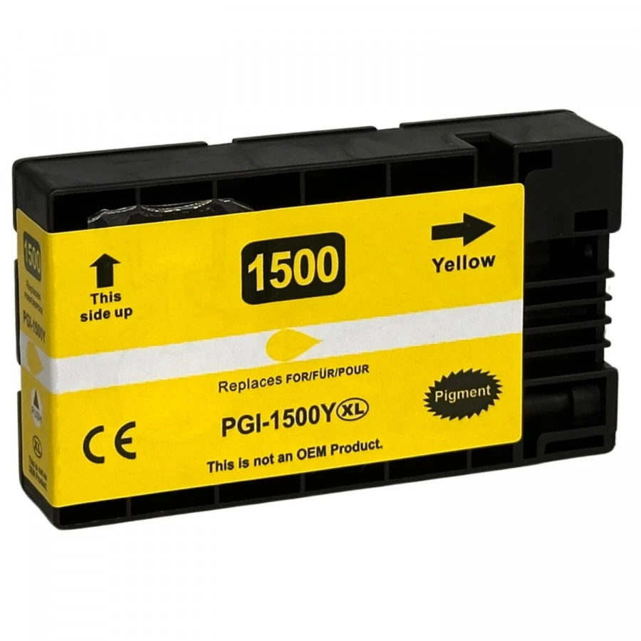 Cartuș cu jet de cerneală Canon PGI-1500XLY Yellow Pigment 9195B001 | Compatibil