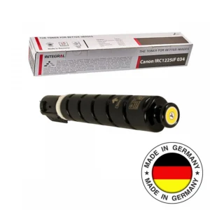 Canon 034Y IR C1225iF/Image Class MF810C/820C 7.3K Yellow Toner Cartridge Integral