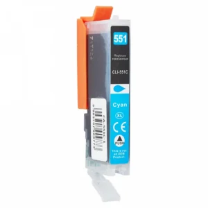 Cartuș cu jet de cerneală Canon CLI-551C Cyan iP7250 / MG5450 | Compatibil