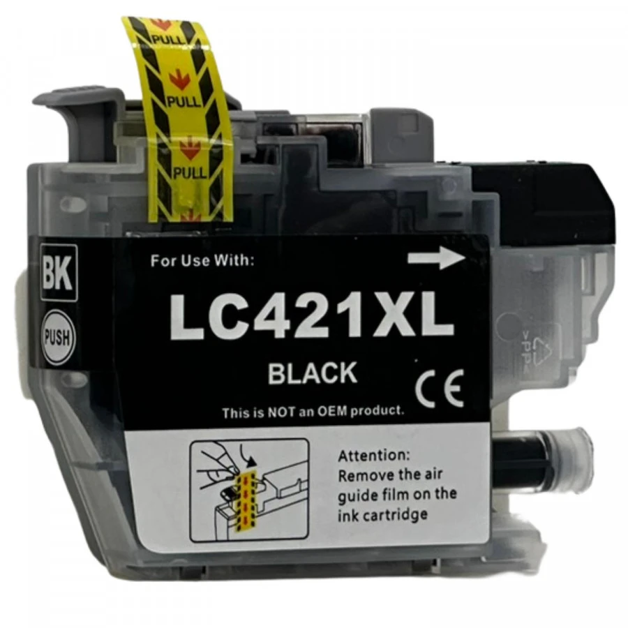 Cartuș cu jet de cerneală Brother LC-421 Black | Compatibil