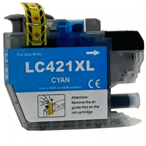 Cartuș cu jet de cerneală Brother LC-421 Cyan | Compatibil