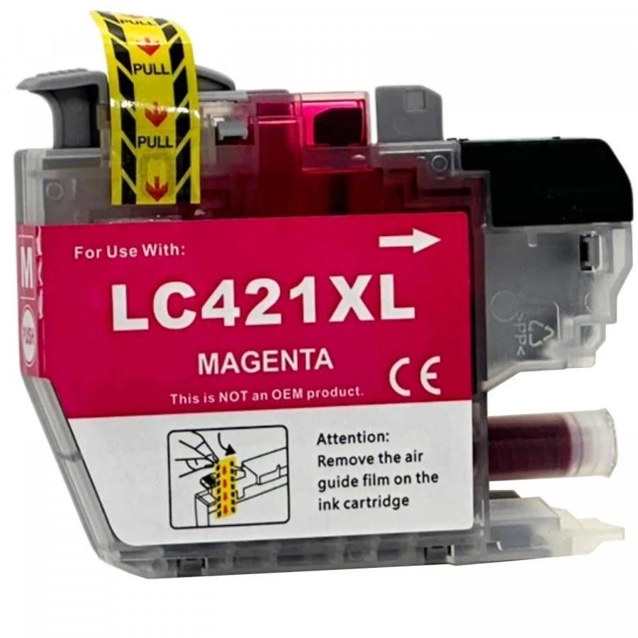 Cartuș cu jet de cerneală Brother LC-421 Magenta | Compatibil