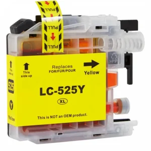 Cartuș cu jet de cerneală Brother LC-525XLY Yellow | Compatibil
