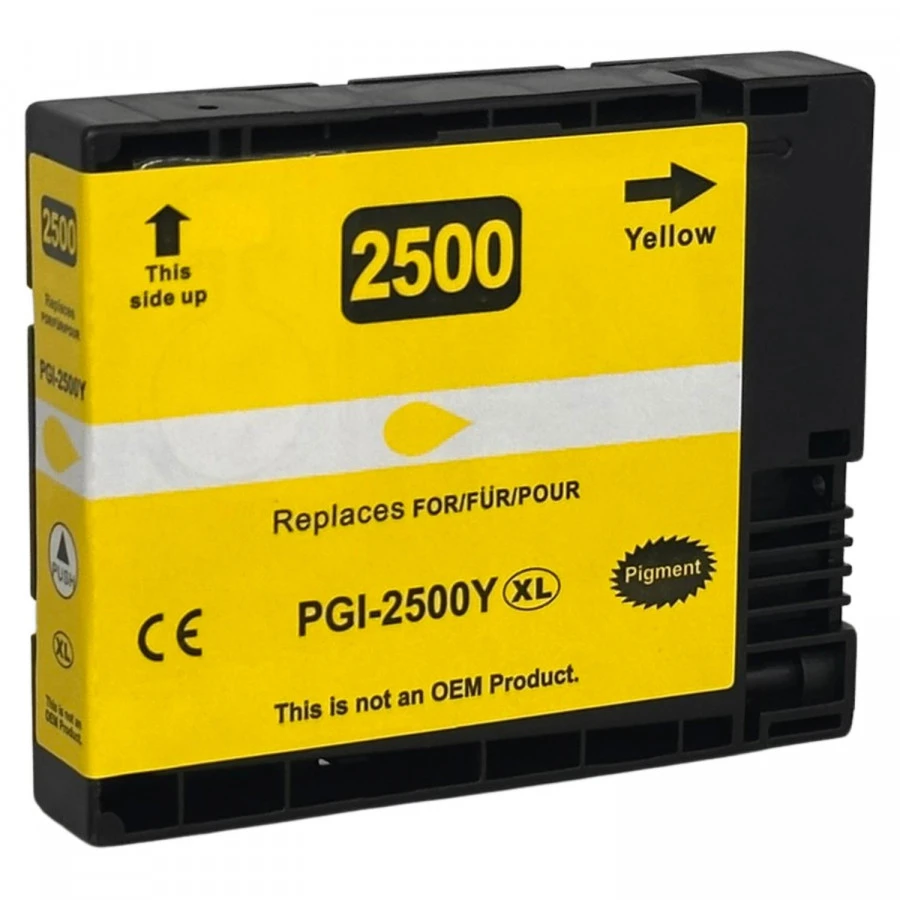 Cartuș cu jet de cerneală Canon PGI-2500YXL Yellow Pigment | Compatibil