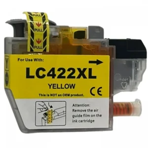 Cartuș cu jet de cerneală Brother LC-422XL Yellow 18 ml | Compatibil