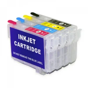 Epson T603XL / T03A1-T03A4 Refillable Cartridges Expression Home XP-2100 / XP-3100 / XP-4100 / XP-4105 / WorkForce WF-2810 / WF-2850 | Compatible