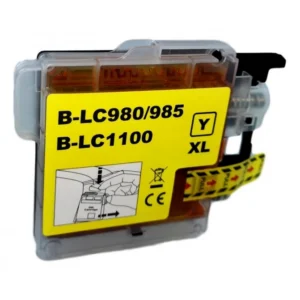 Cartuș cu jet de cerneală Brother LC-1100Y / LC-985Y / LC-980Y Yellow | Compatibil